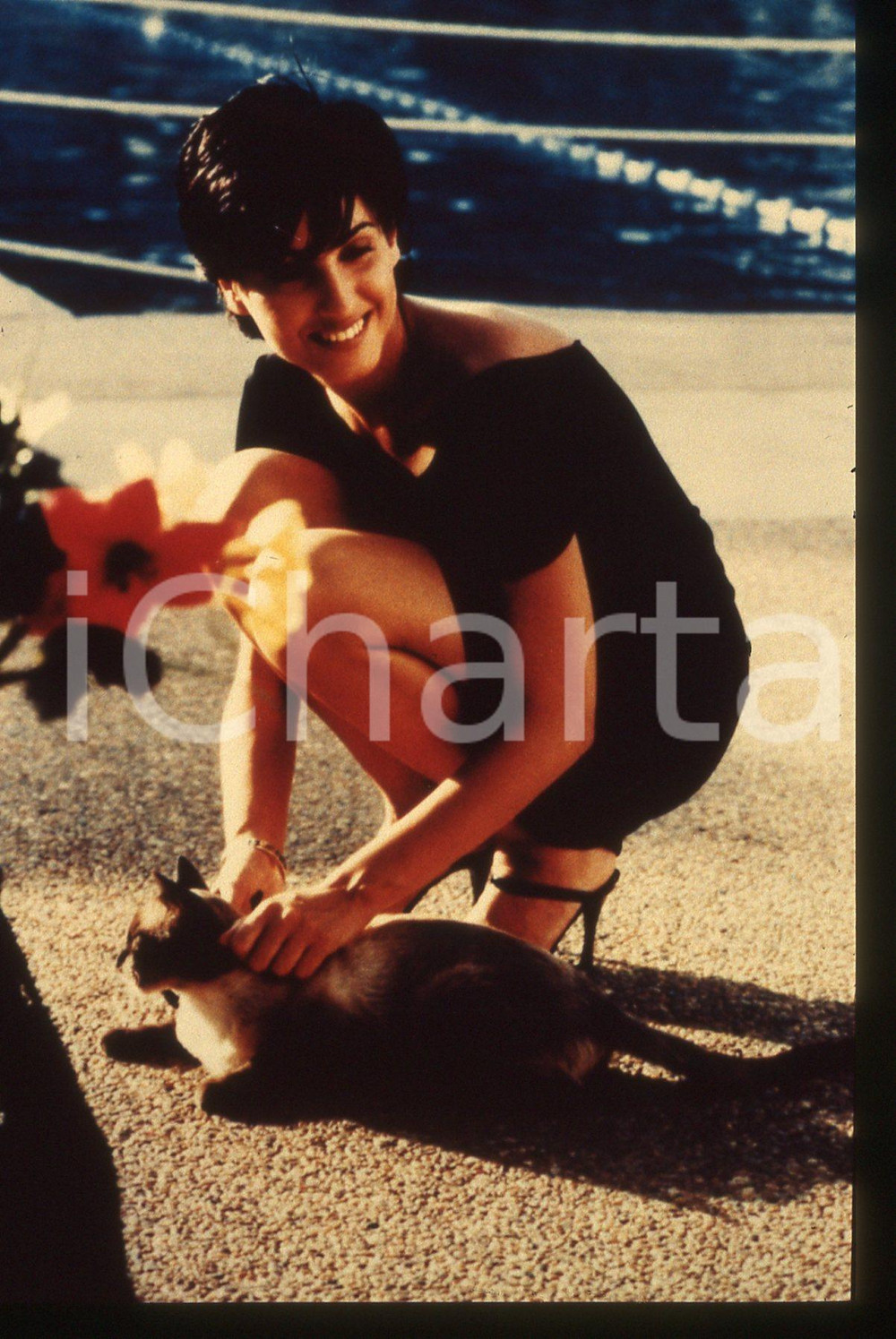 35mm vintage slide*1998 YOM YOM - Nataly ATTIYA Ritratto dell'attrice