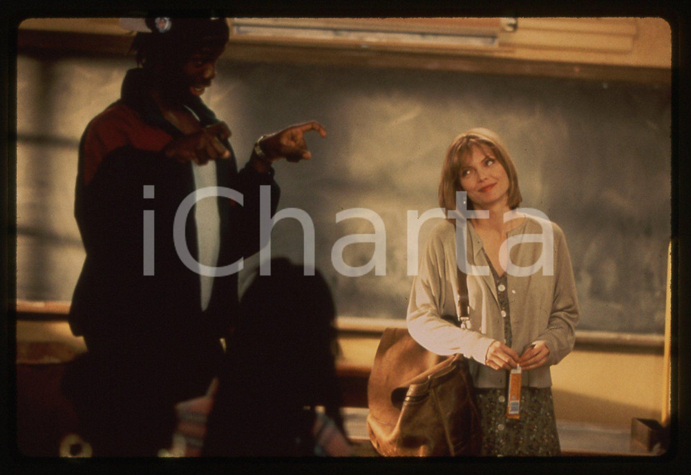 35mm vintage slide*1995 DANGEROUS MINDS - Michelle PFEIFFER Una scena del film 1