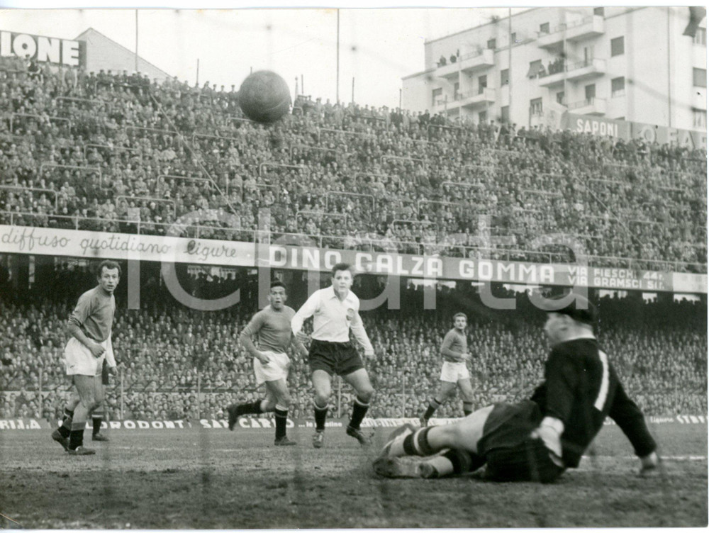 1956 GENOVA CALCIO Coppa Internazionale - ITALIA-AUSTRIA 2-1 Goal Angelo LONGONI