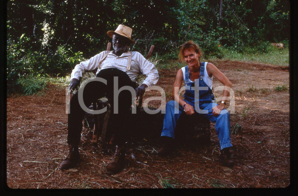 35mm vintage slide*1998 SHADRACH - John Franklin SAWYER Susanna STYRON sul set