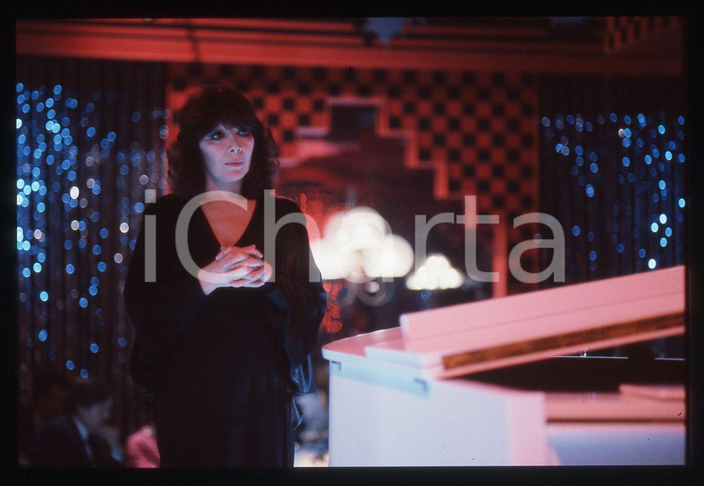 35mm vintage slide* 1985ca MUSICA Juliette GRÉCO Ritratto della cantante (3)