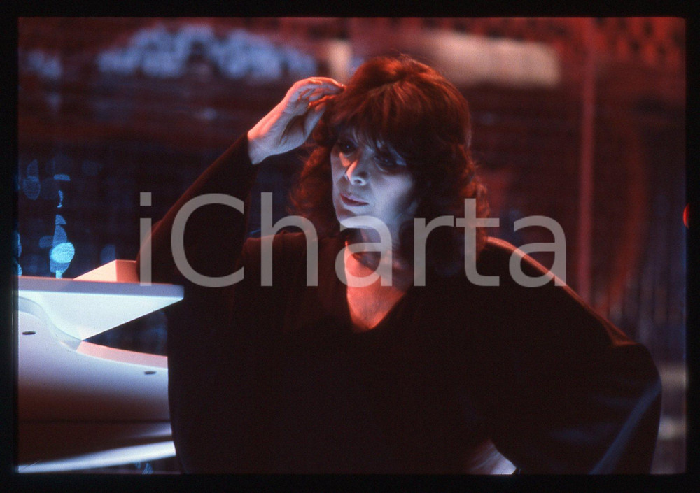 35mm vintage slide* 1985ca MUSICA Juliette GRÉCO Ritratto della cantante (13)