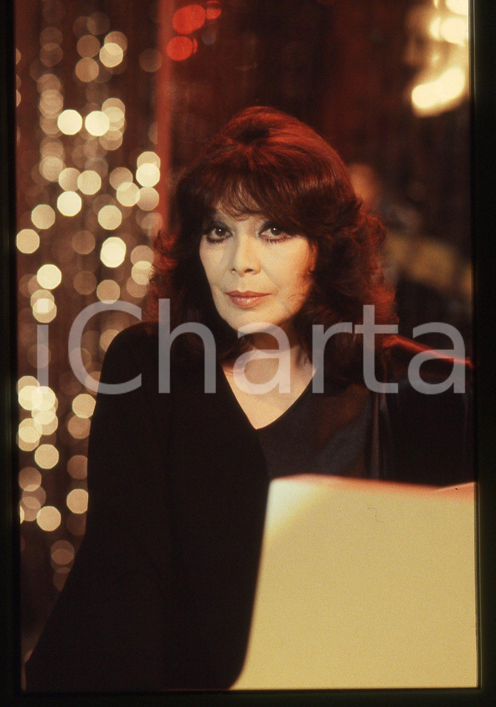 35mm vintage slide* 1985ca MUSICA Juliette GRÉCO Ritratto della cantante (4)