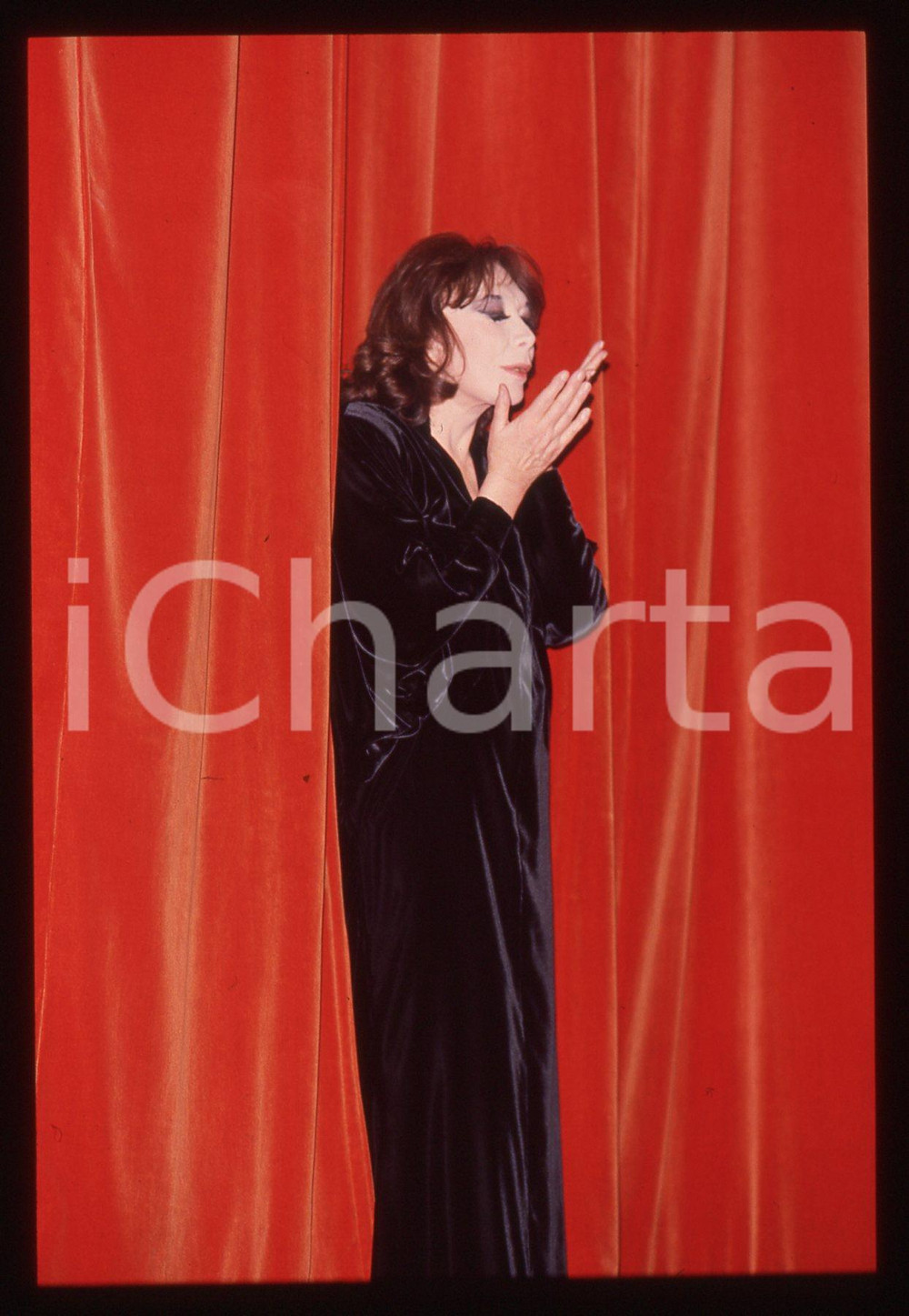 35mm vintage slide* 1985ca MILANO Juliette GRÉCO al Teatro Manzoni - Ritratto 3