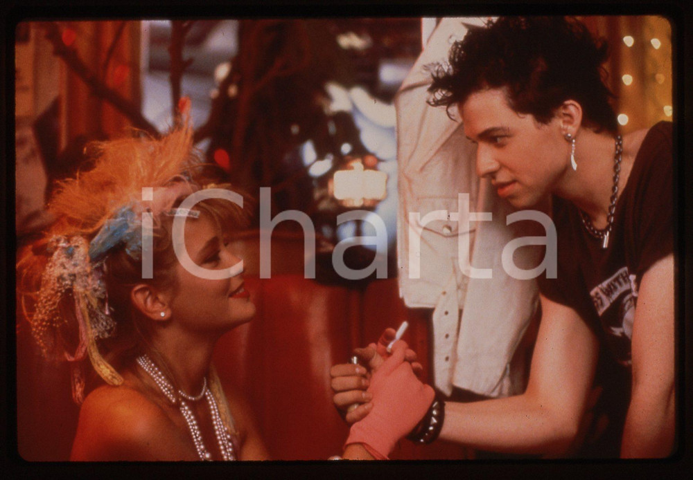 35mm vintage slide*1987 DUDES - Jon CRYER e Catherine Mary STEWART nel film (2)