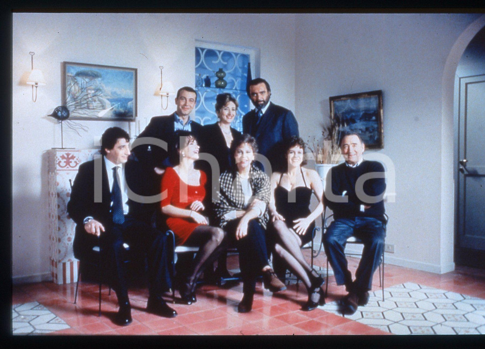 35mm vintage slide*1998 MATRIMONI - Francesca NERI Diego ABATANTUONO e il cast
