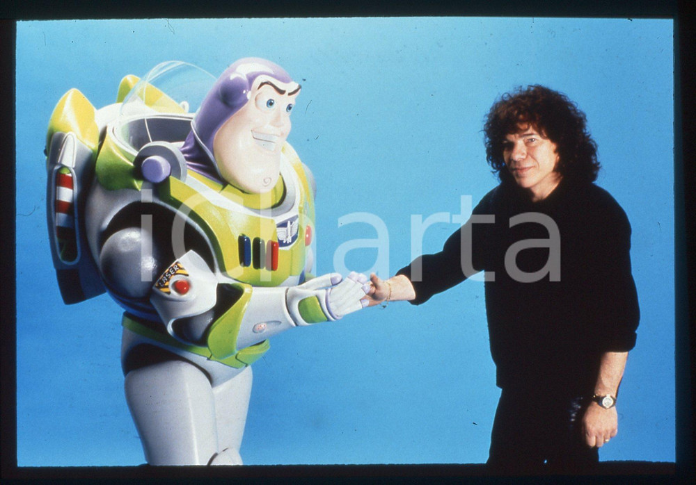 35mm vintage slide*1995 TOY STORY Riccardo COCCIANTE e Buzz Lightyear - Ritratto