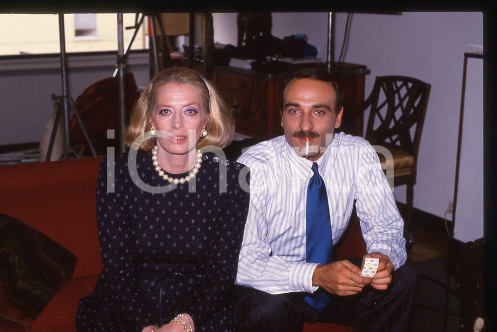 35mm vintage slide*1989 UNA VERITA' COME UN'ALTRA Paolo SCALONDRO e CAPUCINE 2