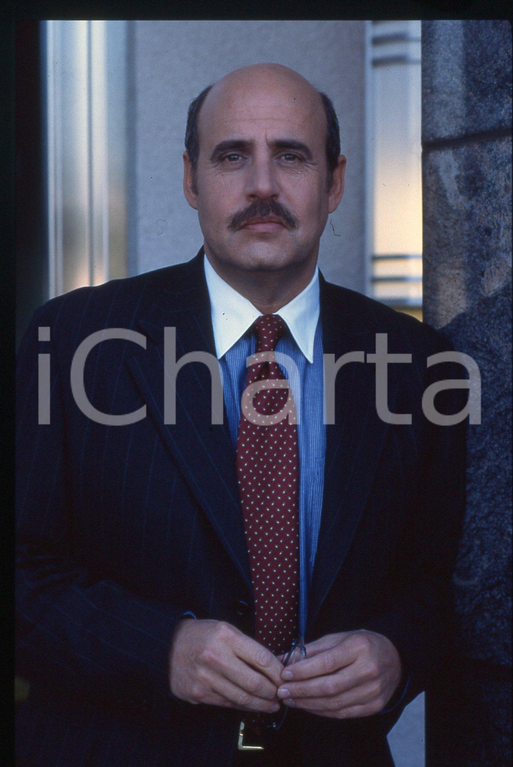 35mm vintage slide*1997 WEAPONS OF MASS DISTRACTION - Jeffrey TAMBOR Ritratto 