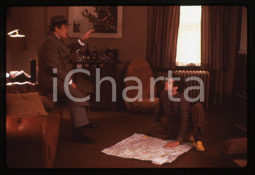 35mm vintage slide*1987 ORPHANS -  Albert FINNEY Kevin ANDERSON Scena del film