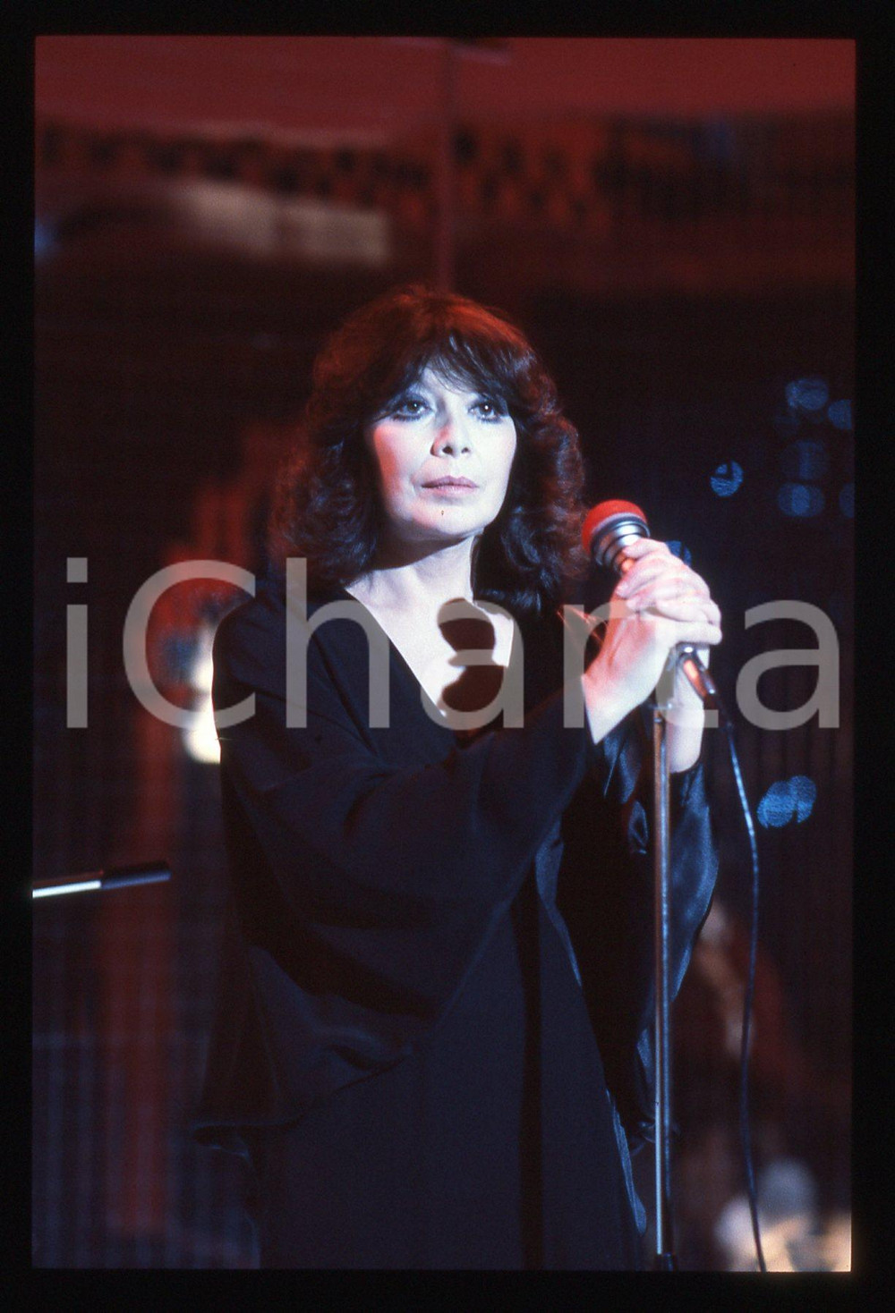 35mm vintage slide* 1985ca MUSICA Juliette GRÉCO Ritratto della cantante (33)