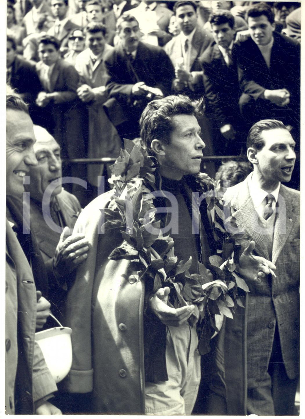 1957 PALERMO Giro Automobilistico di Sicilia - Olivier GENDEBIEN vincitore *Foto