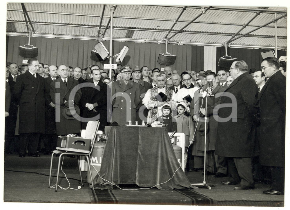 1959 CHIVASSO Nuovo stabilimento LANCIA - Giovanni BOVETTI Giuseppe PELLA *Foto