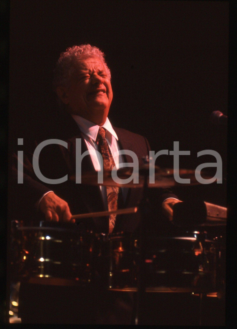 35mm vintage slide* 1994 FORUM DI ASSAGO Tito PUENTE Ritratto del musicista (53)