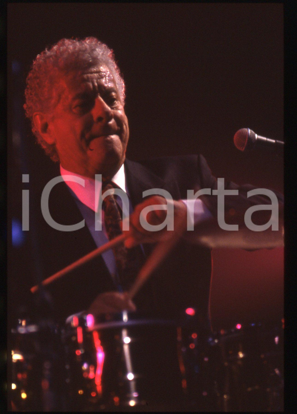 35mm vintage slide* 1994 FORUM DI ASSAGO Tito PUENTE Ritratto del musicista (54)