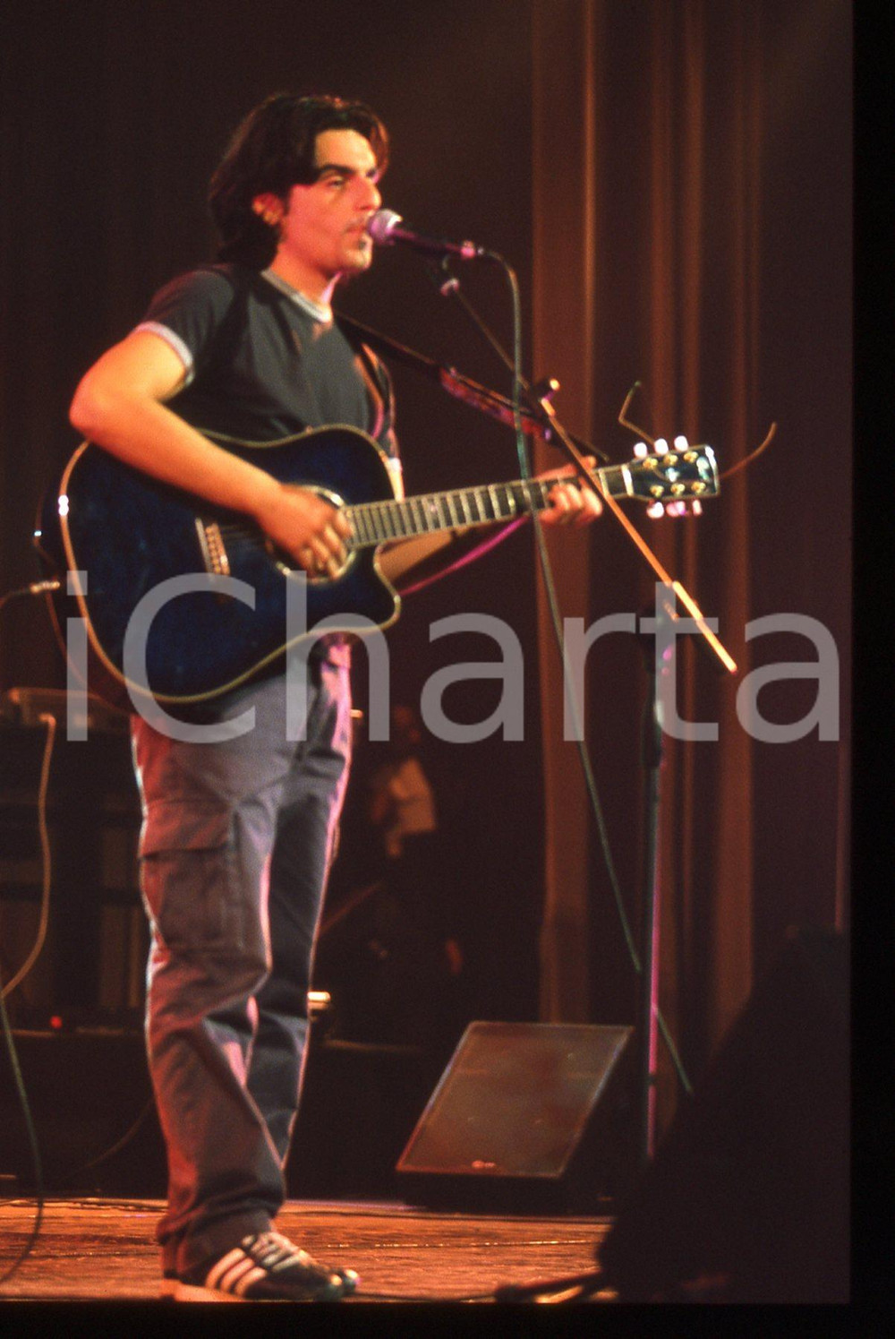 35mm vintage slide* 1999 SANREMO Davide DE MARINIS al Jubilmusic Festival (4)