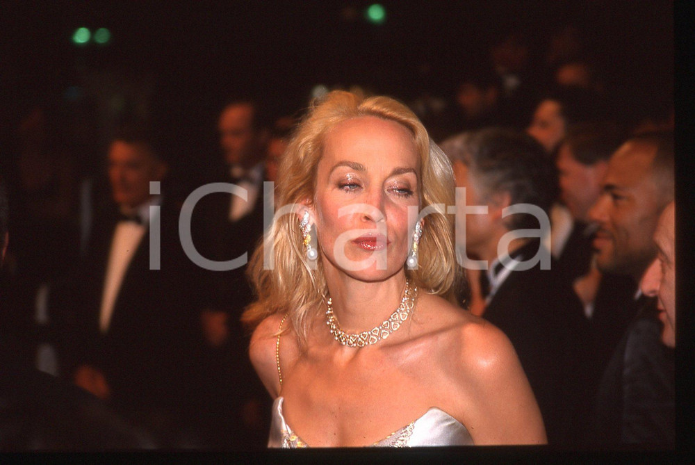 35mm vintage slide* 2000 CANNES Jerry HALL al Festival del Cinema Ritratto (3)