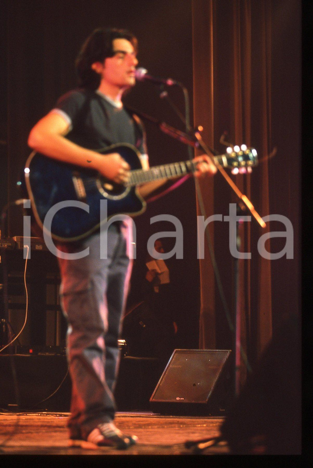 35mm vintage slide* 1999 SANREMO Davide DE MARINIS al Jubilmusic Festival (3)