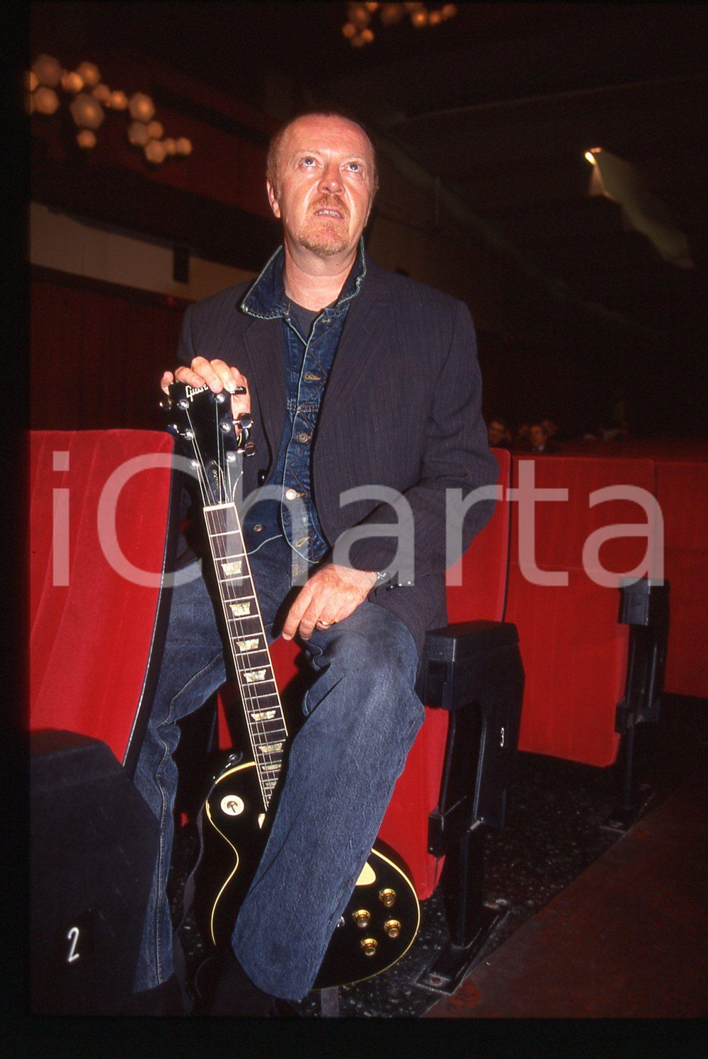 35mm vintage slide* 1995ca ITALIA MUSICA Umberto TOZZI Ritratto del cantante 9