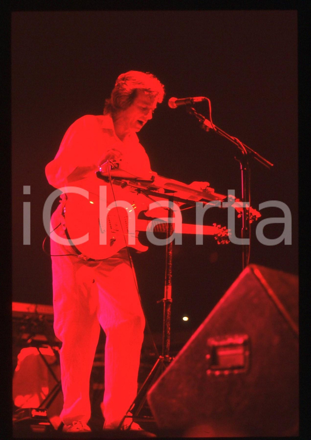 35mm vintage slide* 1988 MUSICA Ted TURNER "Night of the guitars tour" (2)