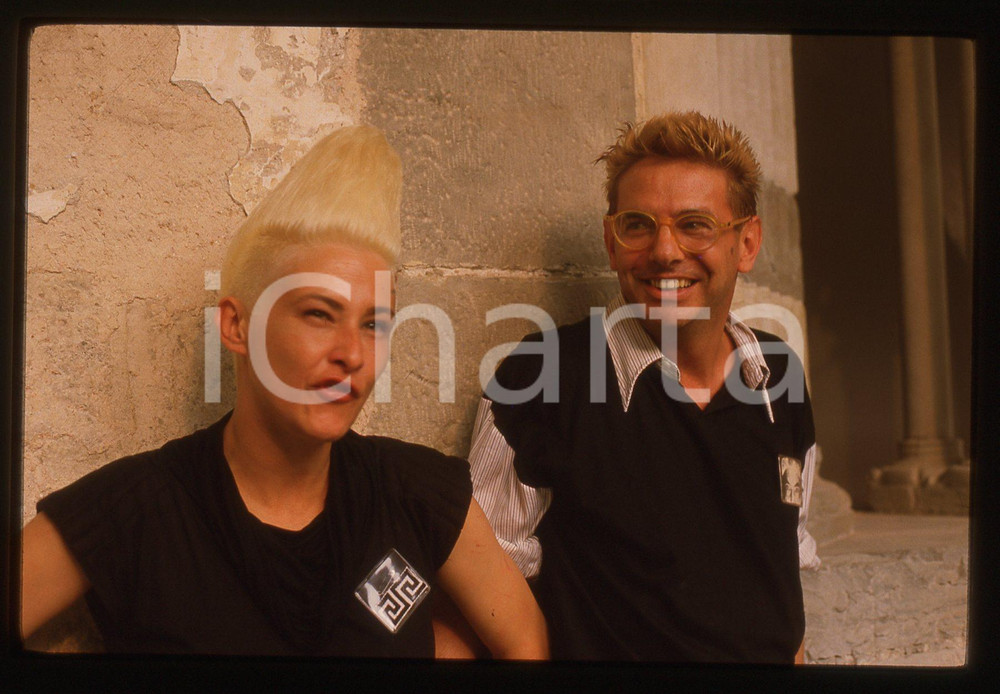 35mm vintage slide* 1980ca VERONA Maurizio ARCIERI Christina MOSER dei KRISMA 18