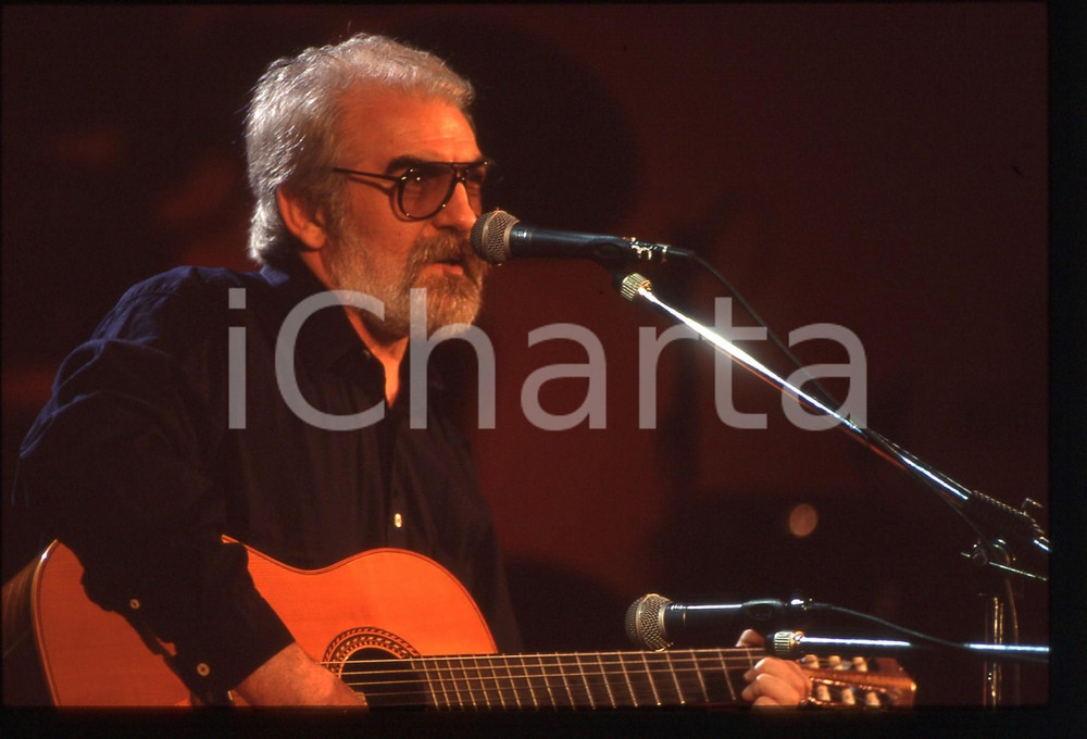 35mm vintage slide* 1994 SANREMO Gianni SIVIERO al CLUB TENCO 94 (5)