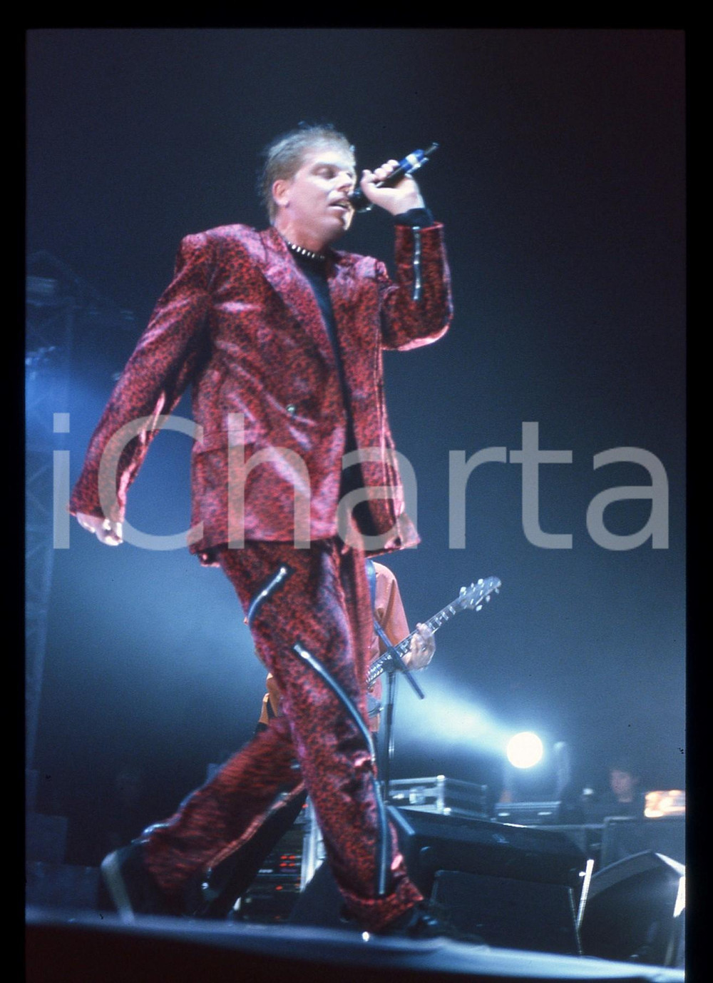 35mm vintage slide* 2000ca MUSICA Dexter HOLLAND degli OFFSPRING in concerto 7