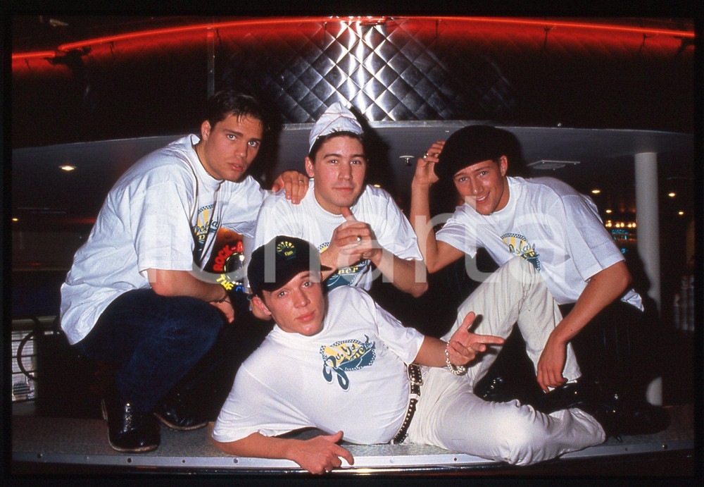 35mm vintage slide* 1995ca MUSICA - BAD BOYS INC Ally BEGG Tony DOWDING (1)
