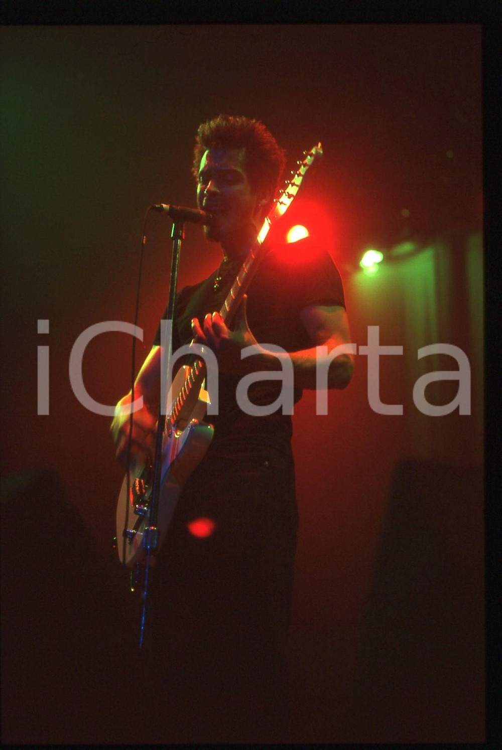 35mm vintage slide* 1995ca MUSICA Chris CORNELL dei SOUNDGARDEN in concerto (4)