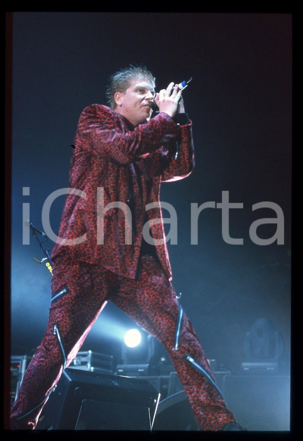35mm vintage slide* 2000ca MUSICA Dexter HOLLAND degli OFFSPRING in concerto 8