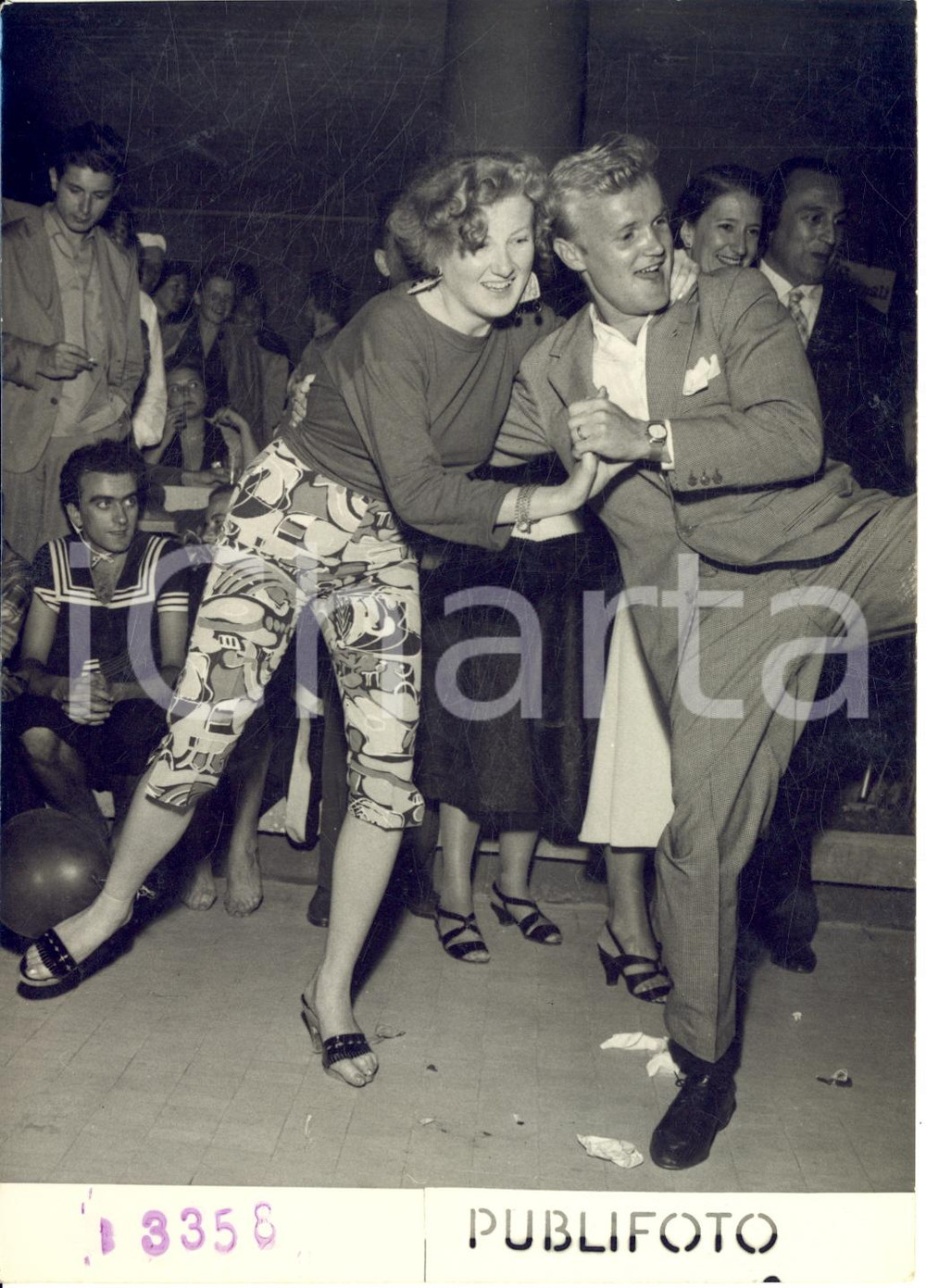 1953 SANTA MARGHERITA LIGURE Festa danzante al "Barracuda" - Fotografia 13x18