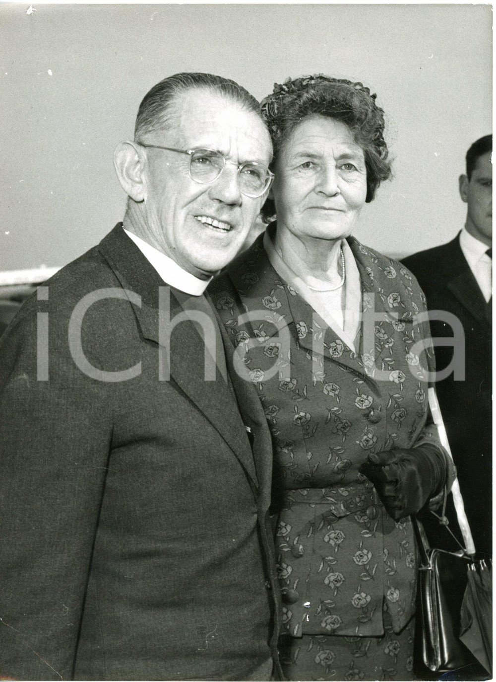 1960 LONDON Arrival of Ambrose REEVES deported bishop from South Africa *Photo