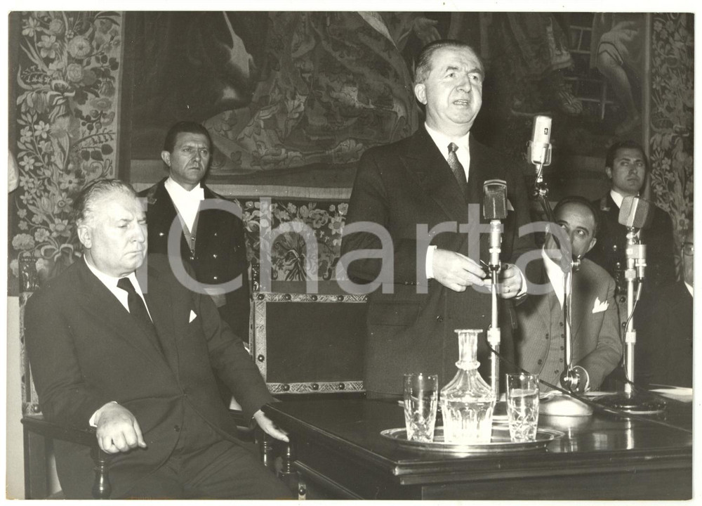1959 ROMA CAMPIDOGLIO Decennale d'Europa - Randolfo PACCIARDI Giuseppe PELLA