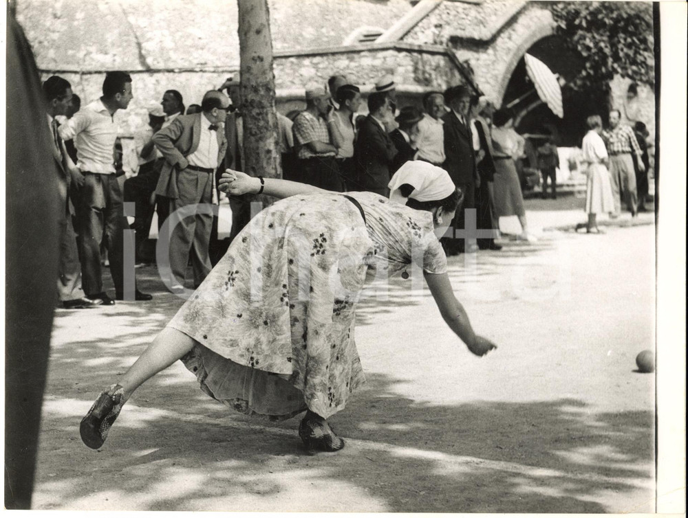 1955 GENOVA Campo ZERBINO - Coppa SAN PIETRO di BOCCE Femminile - La gara (4)