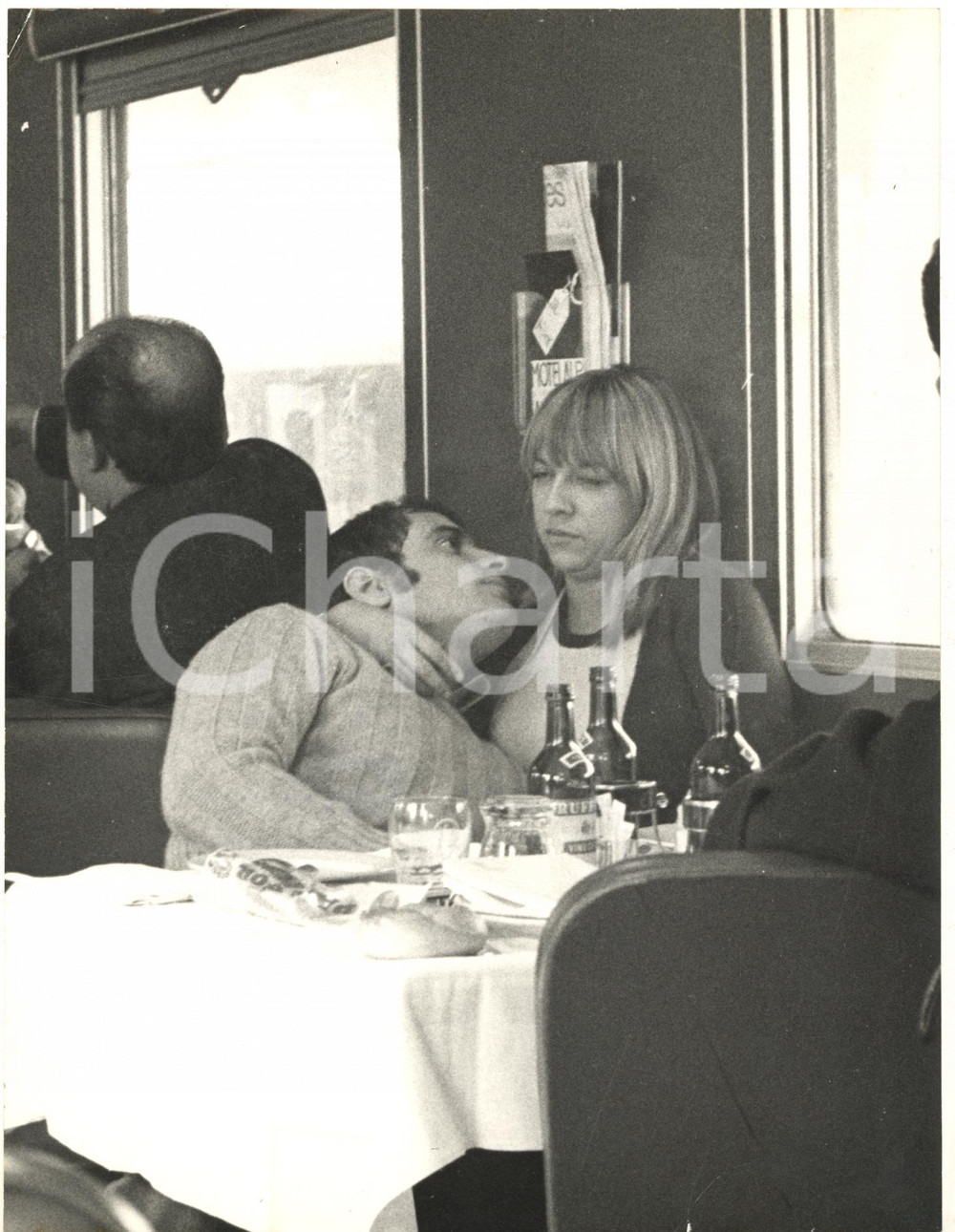 1967 CANTAEUROPA INNSBRUCK Edoardo VIANELLO e Wilma GOICH al ristorante *Foto