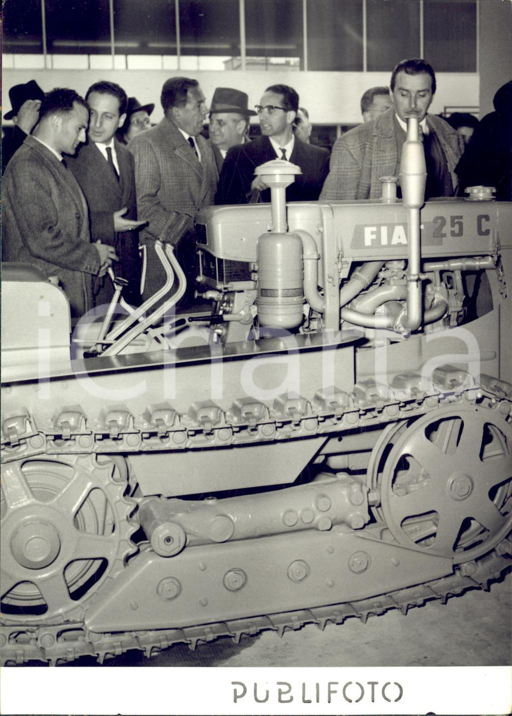 1957 VERONA Inaugurazione Fiera dell'Agricoltura - Visita di Emilio COLOMBO