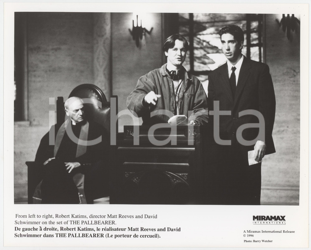 Materiale cinematografico d’epoca 1996 THE PALLBEARER Matt REEVES David SCHWIMMER Robert KATIMS Foto 25x20 cm 1