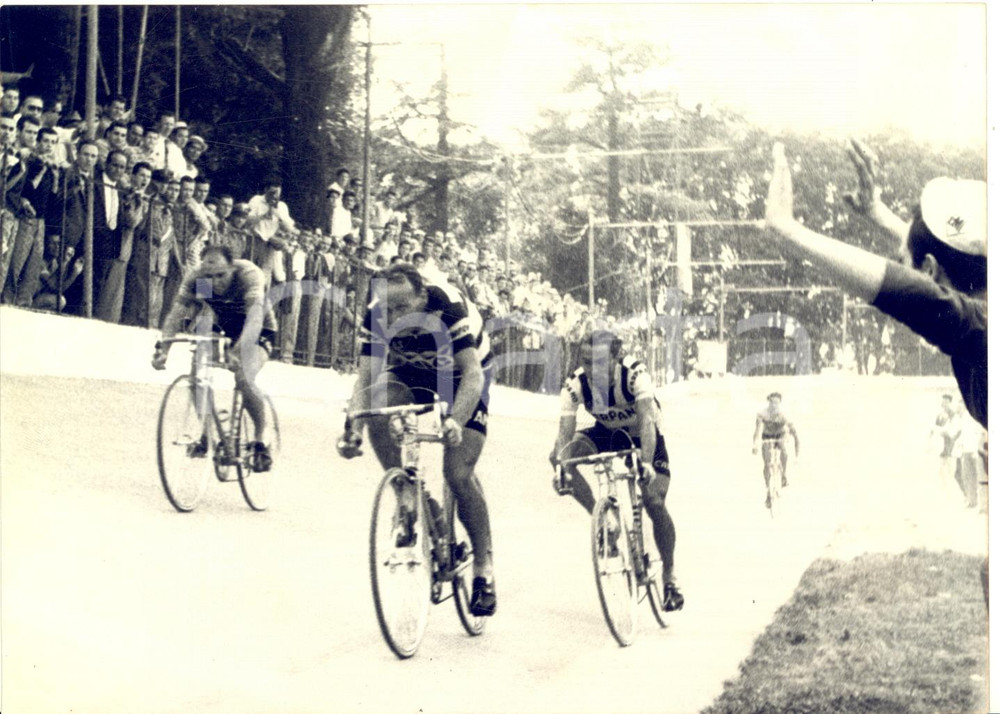 1959 CICLISMO GIRO DI TOSCANA Rino BENEDETTI Adriano ZAMBONI Angelo CONTERNO Foto