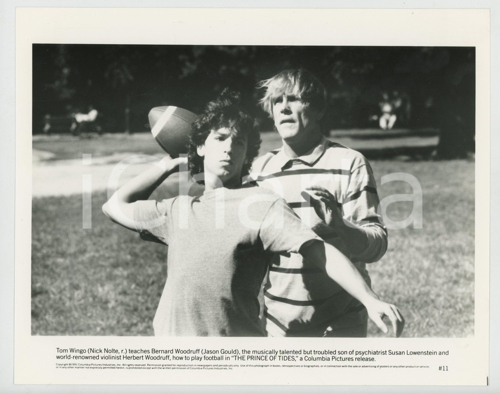 Materiale cinematografico d’epoca 1991 THE PRINCE OF TIDES Nick NOLTE Jason GOULD Foto 25x20 cm 1