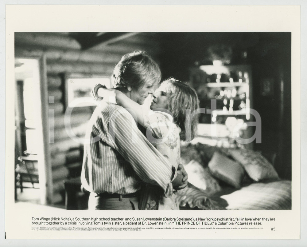 Materiale cinematografico d’epoca 1991 THE PRINCE OF TIDES Nick NOLTE Barbra STREISAND Foto 25x20 cm 1