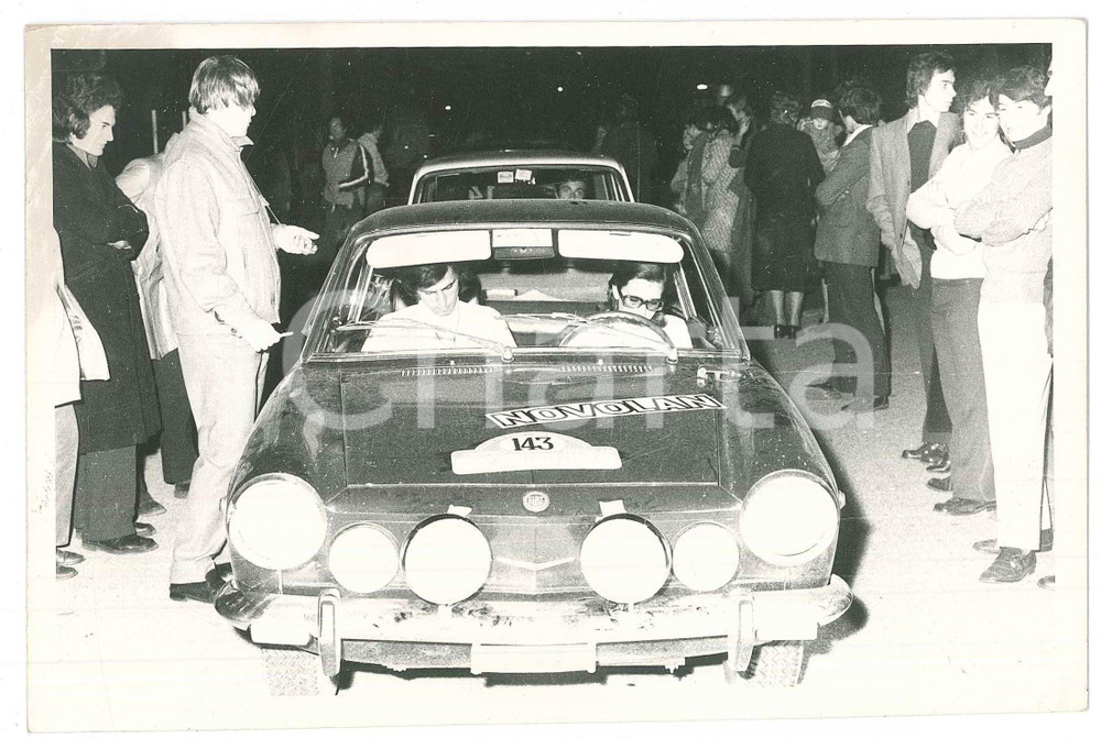 Fotografia d epoca originale 1971 RALLY Gara 333 MINUTI Fiat 850 CoupÃ© n. 143  Foto 18x12 cm 4 1