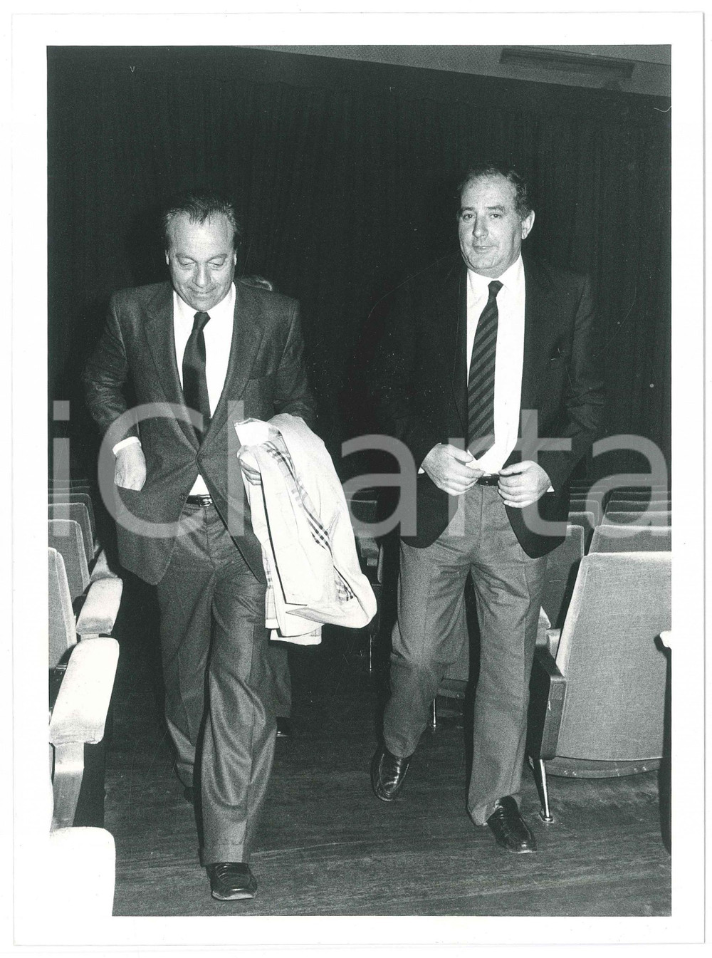 Fotografia d epoca originale 1985 ca ITALIA Carlo PERETTI Amministratore delegato HONEYWELL Foto 18x24 cm 1