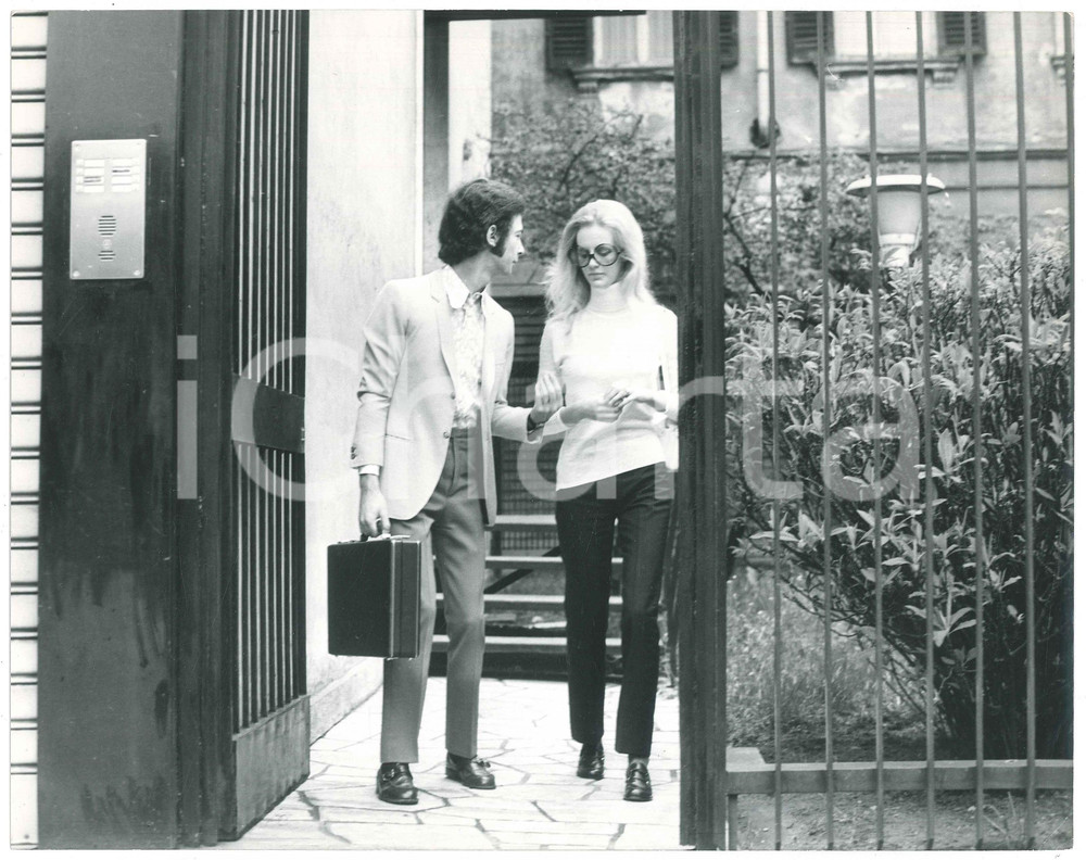 Fotografia d epoca originale 1969 GOSSIP I GIGANTI Checco MARSELLA con la moglie Maggan DANIELSON 13 Foto 1