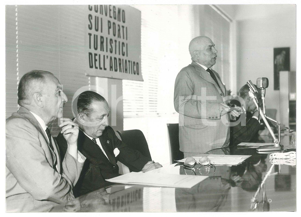 Fotografia d epoca originale 1980 ca ANCONA ? Convegno sui porti turistici dell Adriatico 1 Foto 1