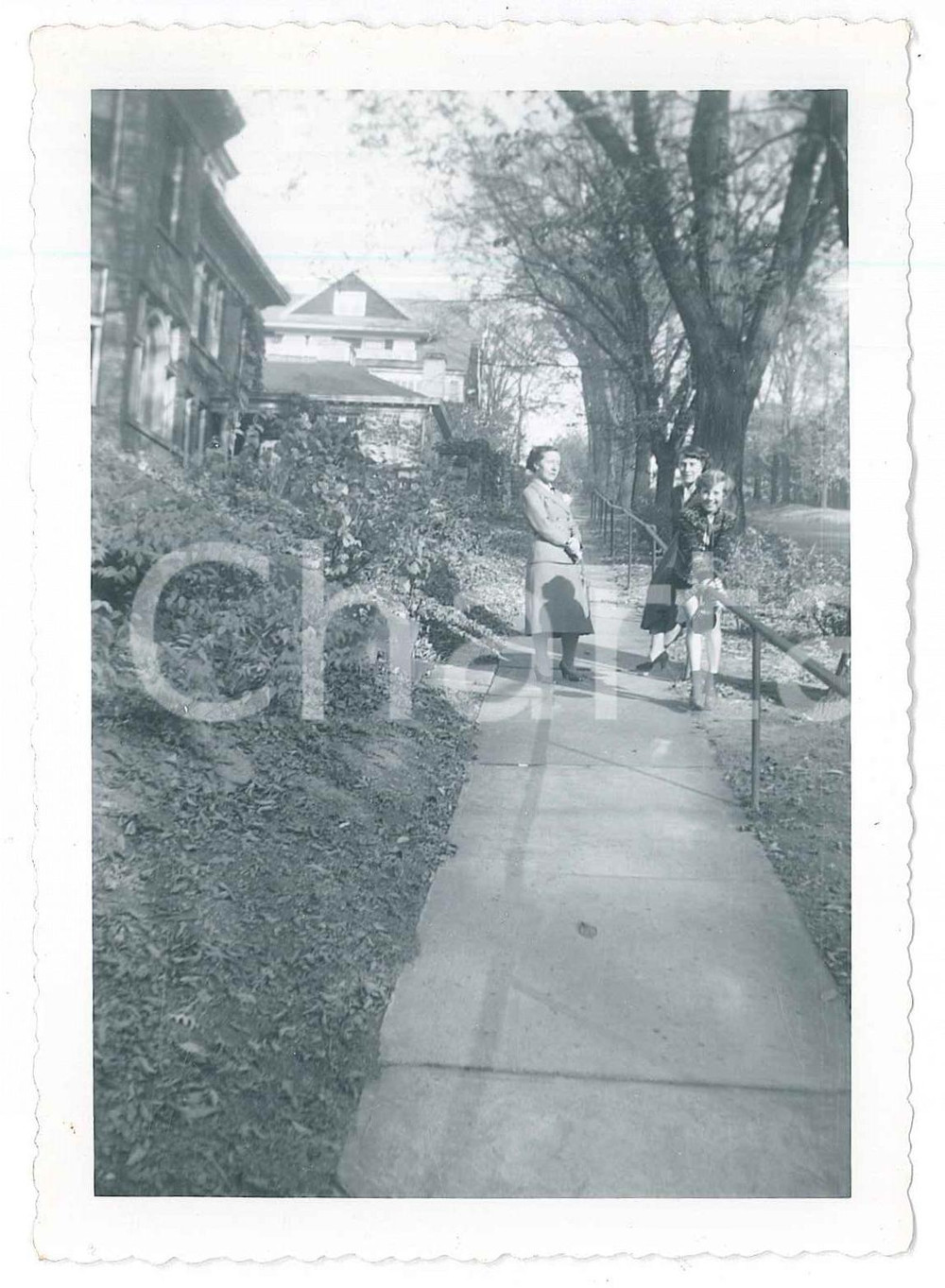 Fotografia d epoca originale 1953 SYRACUSE NY, USA Adams Street  Fotografia ANIMATA 9x13 cm 1