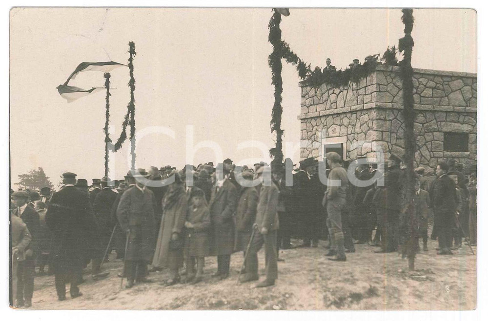 Fotografia d epoca originale 1930 ca Area di GALGENBERG  Festa popolare  Foto 14x9 cm 1
