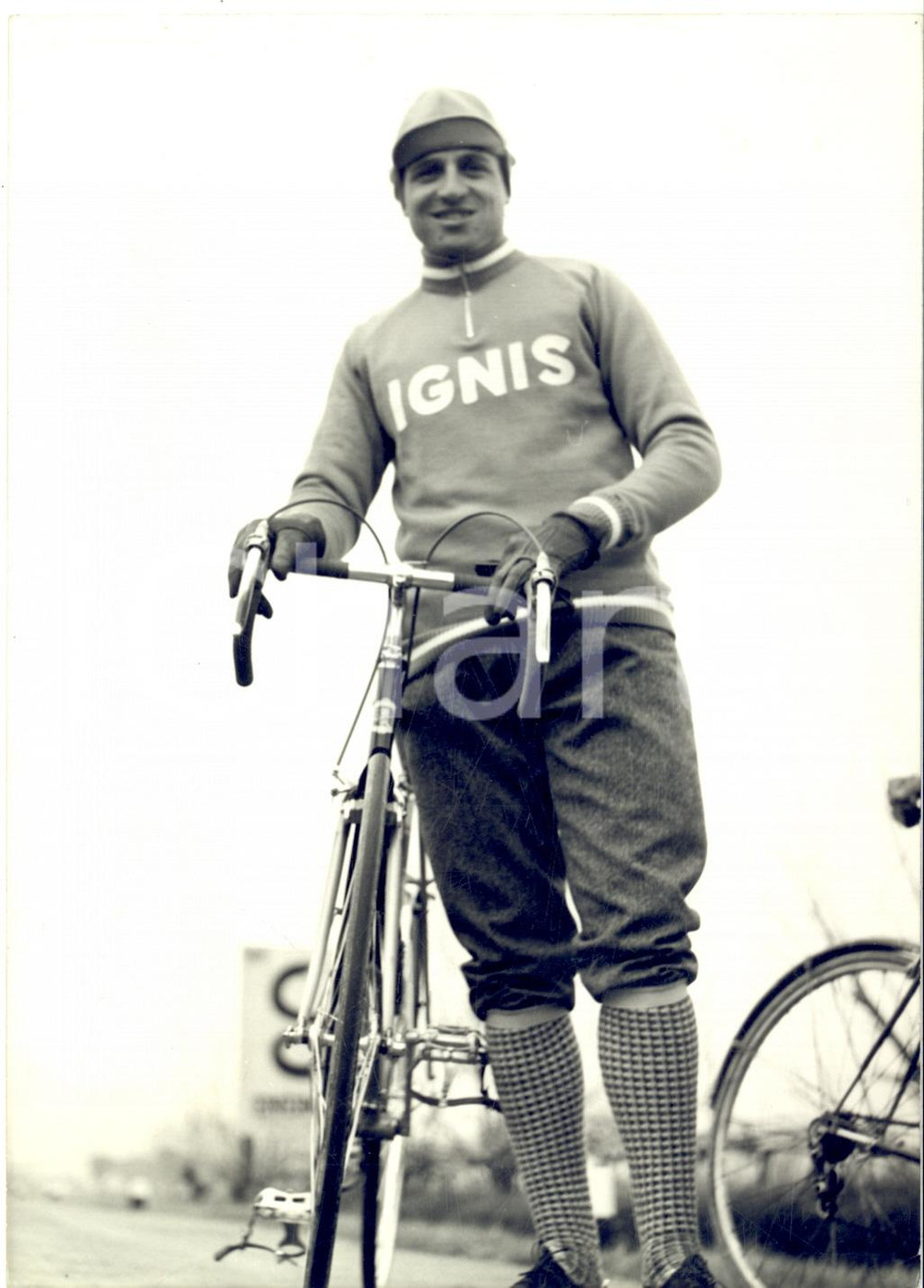 1960 ca ROCCA SAN CASCIANO Ercole BALDINI in allenamento per la IGNIS *Foto 13x18 cm