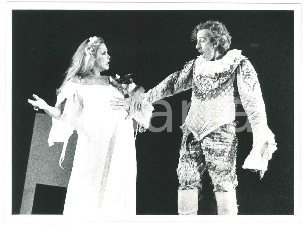 Fotografia d epoca originale 1986 Valeria MORICONI Mariano RIGILLO Tutto Ã¨ bene quel che finisce bene Foto 1