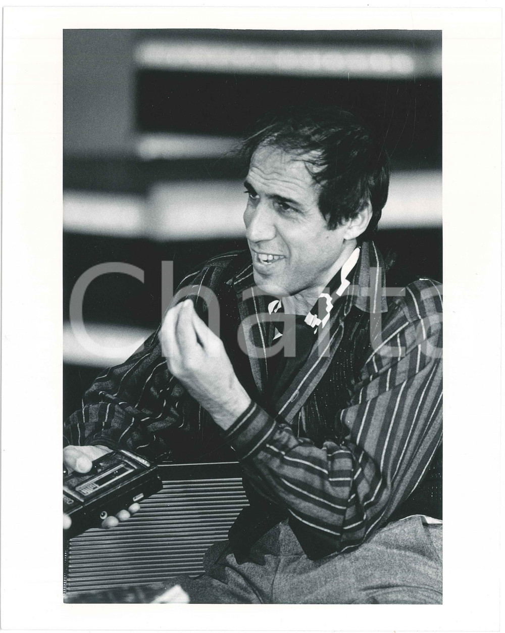 Fotografia d epoca originale 1983 RAI FANTASTICO 4  Adriano CELENTANO  Ritratto 6 Foto 20x25 cm 1