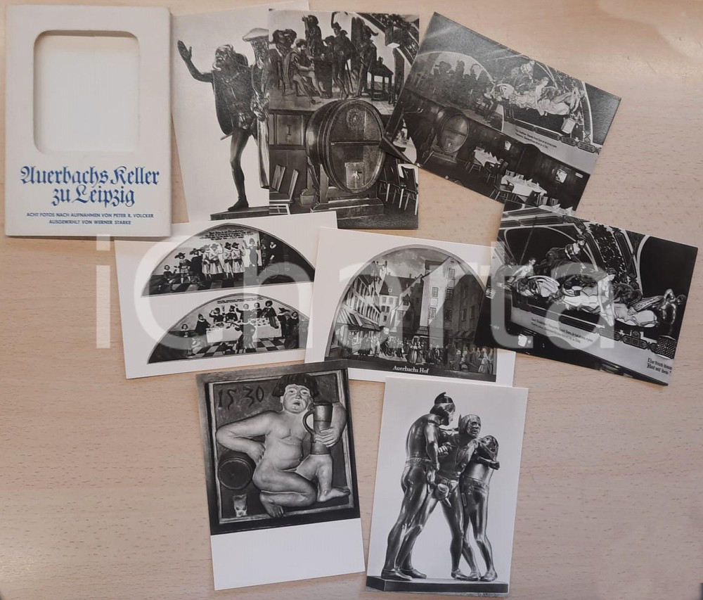 1975 Auerbachs Keller zu LEIPZIG - Acht Fotos - Cartella con 8 foto 10x15 cm